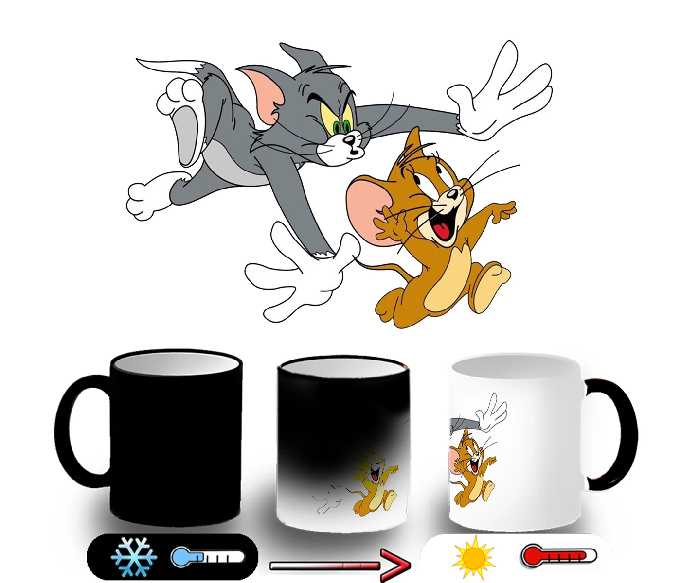 Magic CUP CAT AND MOUSE magic mug