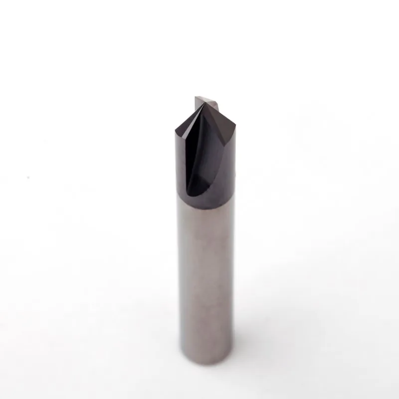 Carbide Cutting Tool 60 90 120 Degree Straight Flute Cemented Chamfer Milling Cutter