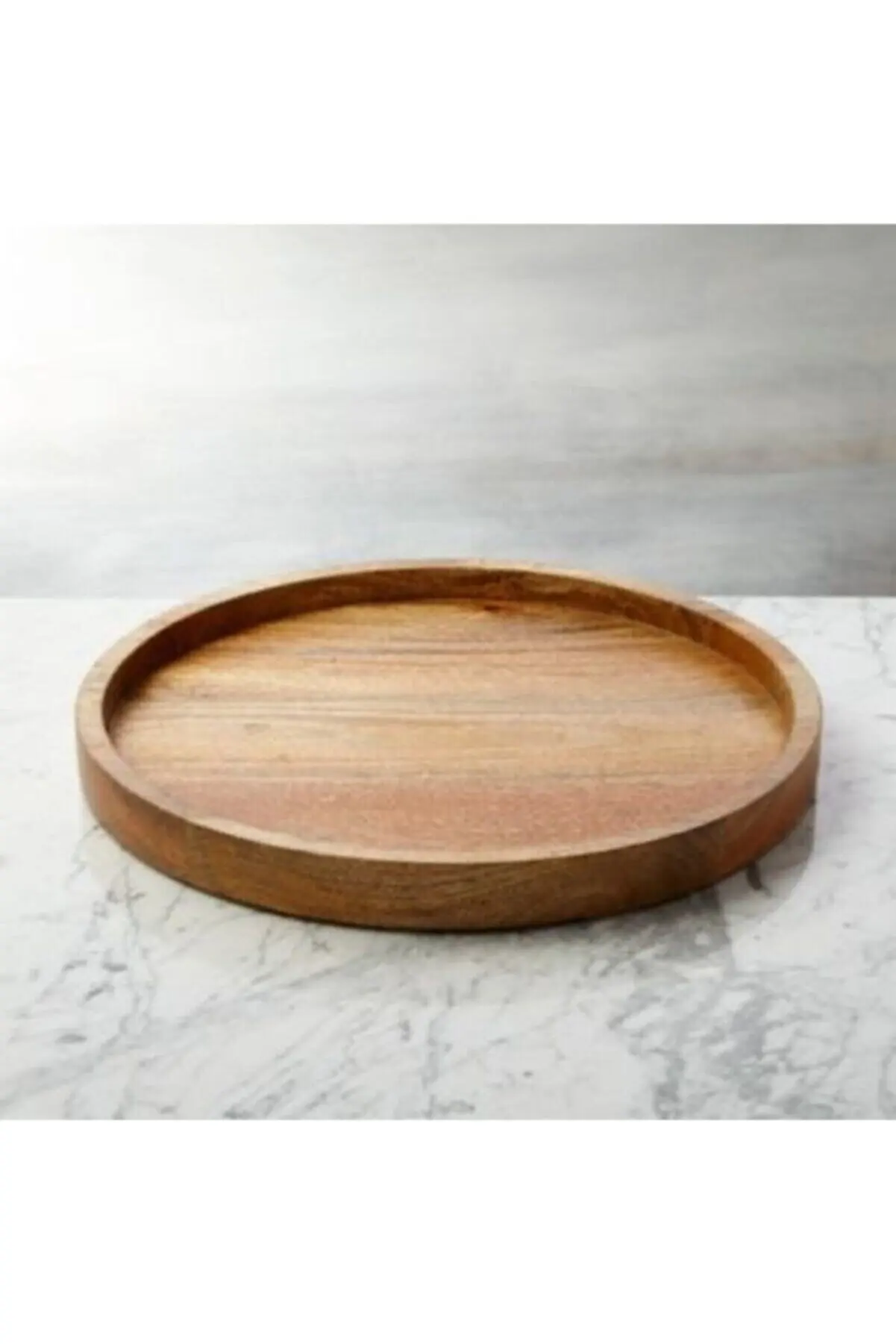 Beech Solid Wood Large Size Serving Plate 30cm Special Different Decorative Multi-use Modern Decoration