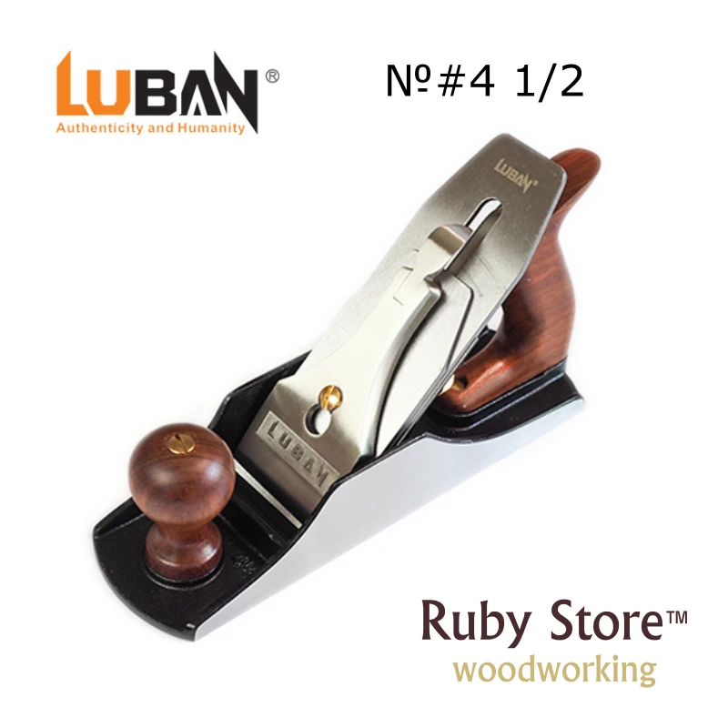 Qiangsheng Luban No.4 1/2 Smoothing Hand Plane - Bedrock Pattern, Fine Woodworking, Bench Plane