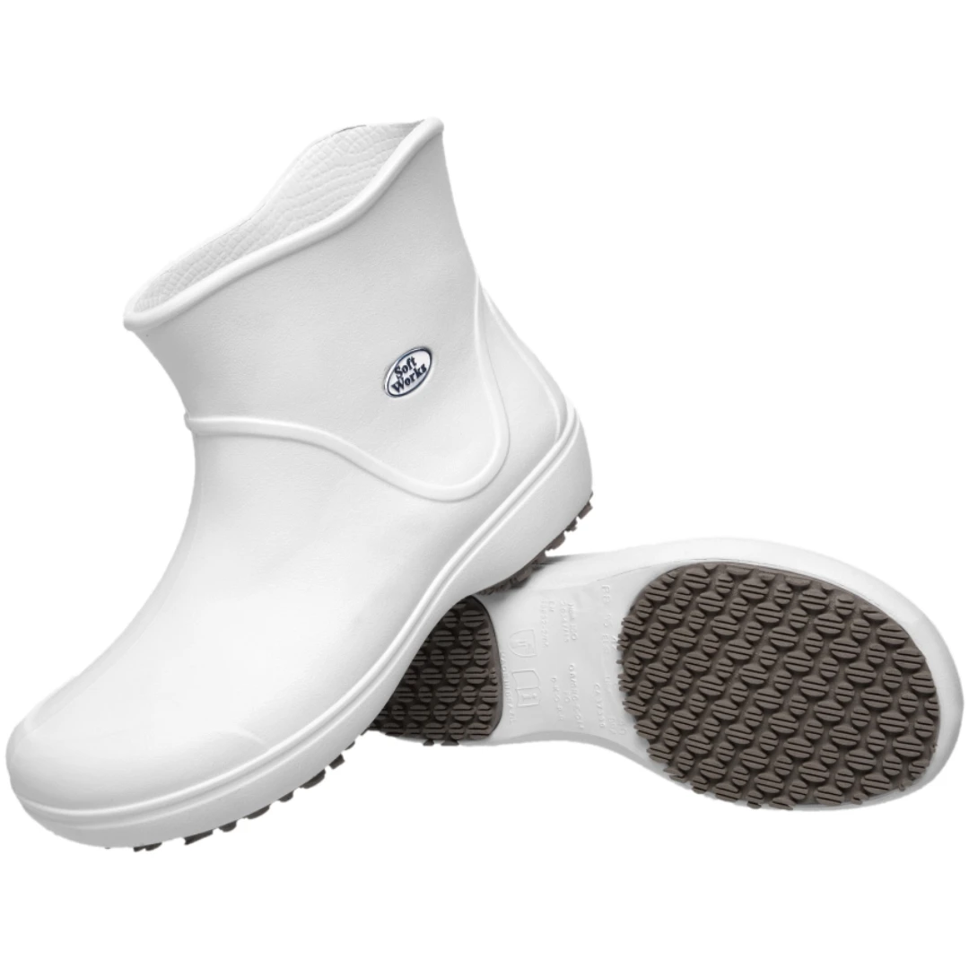 Bota Antiderrapante Soft Works Feminino Impermeável Profissional Trabalho Com Isolamento de Frio