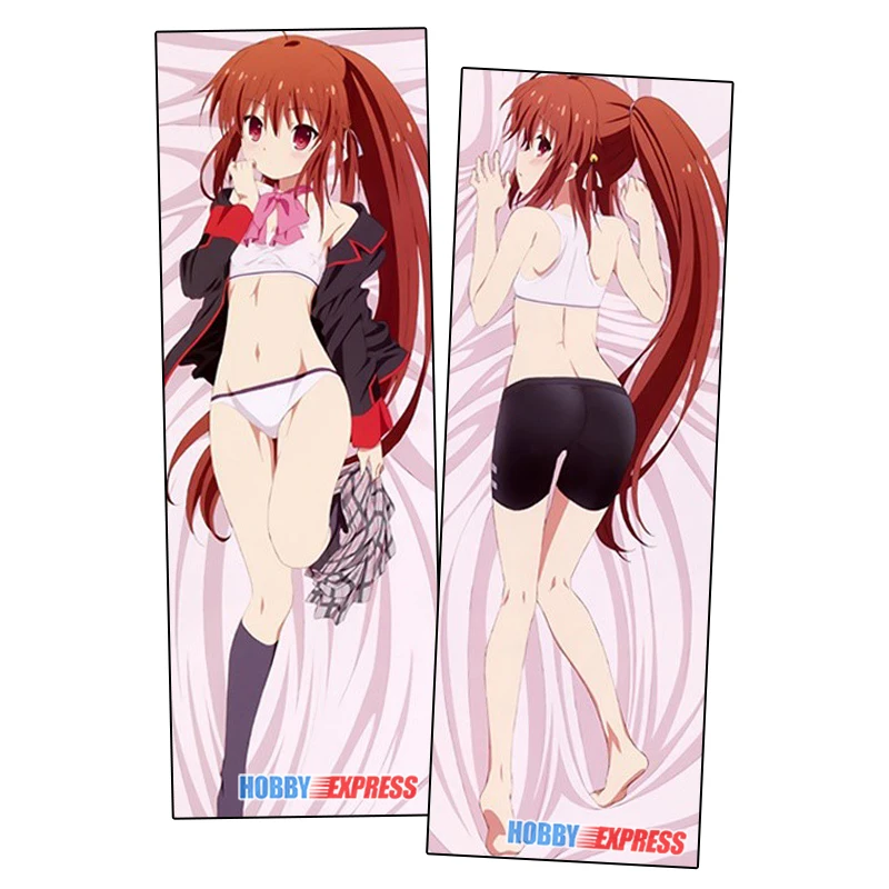 Hobby Express Rin Natsume Little Busters Anime Dakimakura Japanese Otaku Waifu Hugging Body Pillow Cover YCDS0299