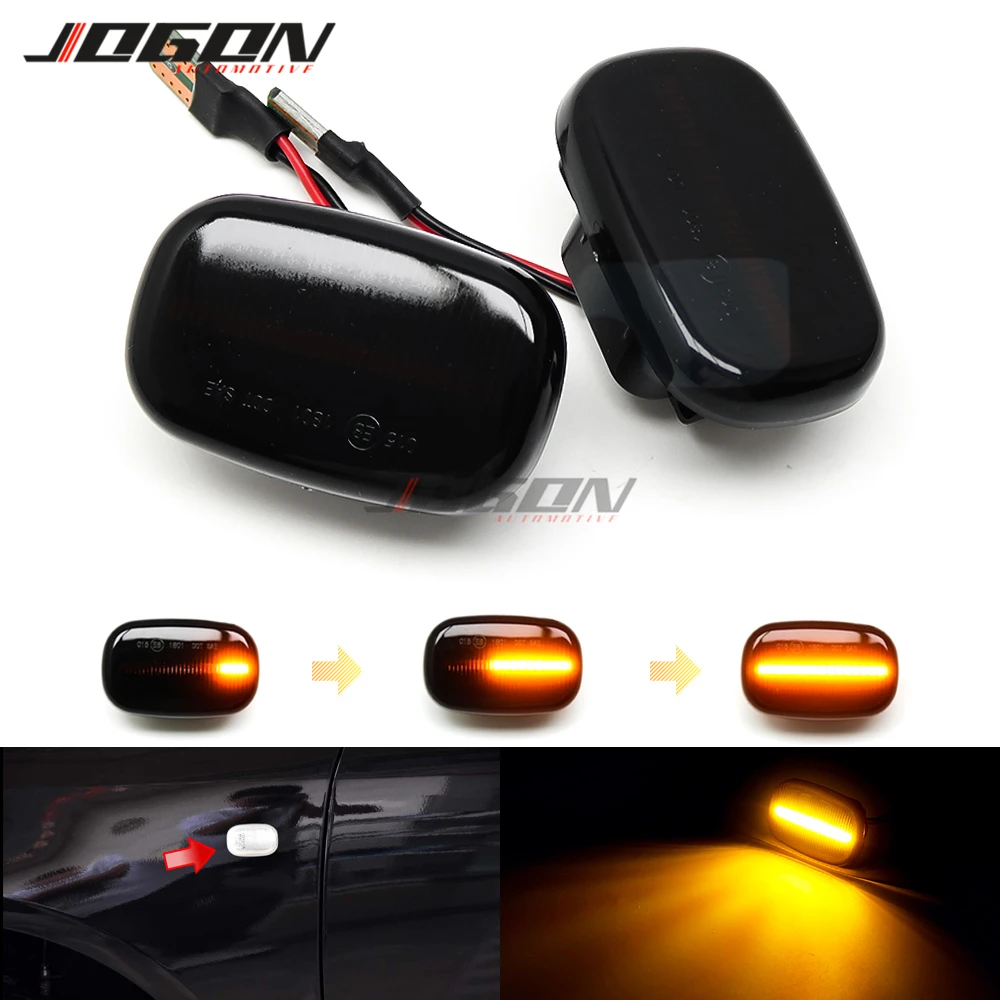 For Toyota Corolla Celica T20 23 Caldina Avensis Starlet Prius Fielder Verso Runx MR2 LED Dynamic Turn Signal Light Side Marker