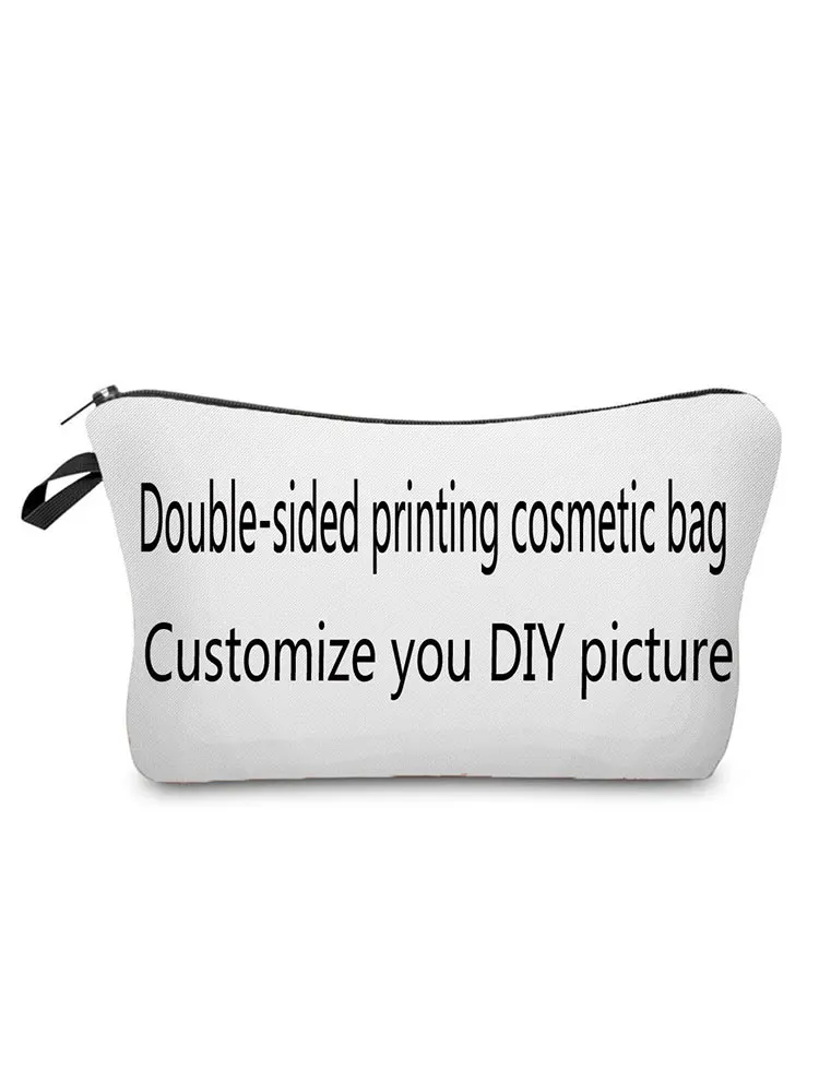 Borsa portaoggetti con stampa gru borsa per trucco Casual da donna giapponese Ukiyoe Design borsa cosmetica per paesaggi borsa da toilette piccola