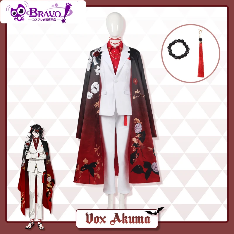 

Vtuber Luxiem Vox Akuma Cosplay Costume Halloween Carvanal Rolepaly Outfit Full Set Custom Made