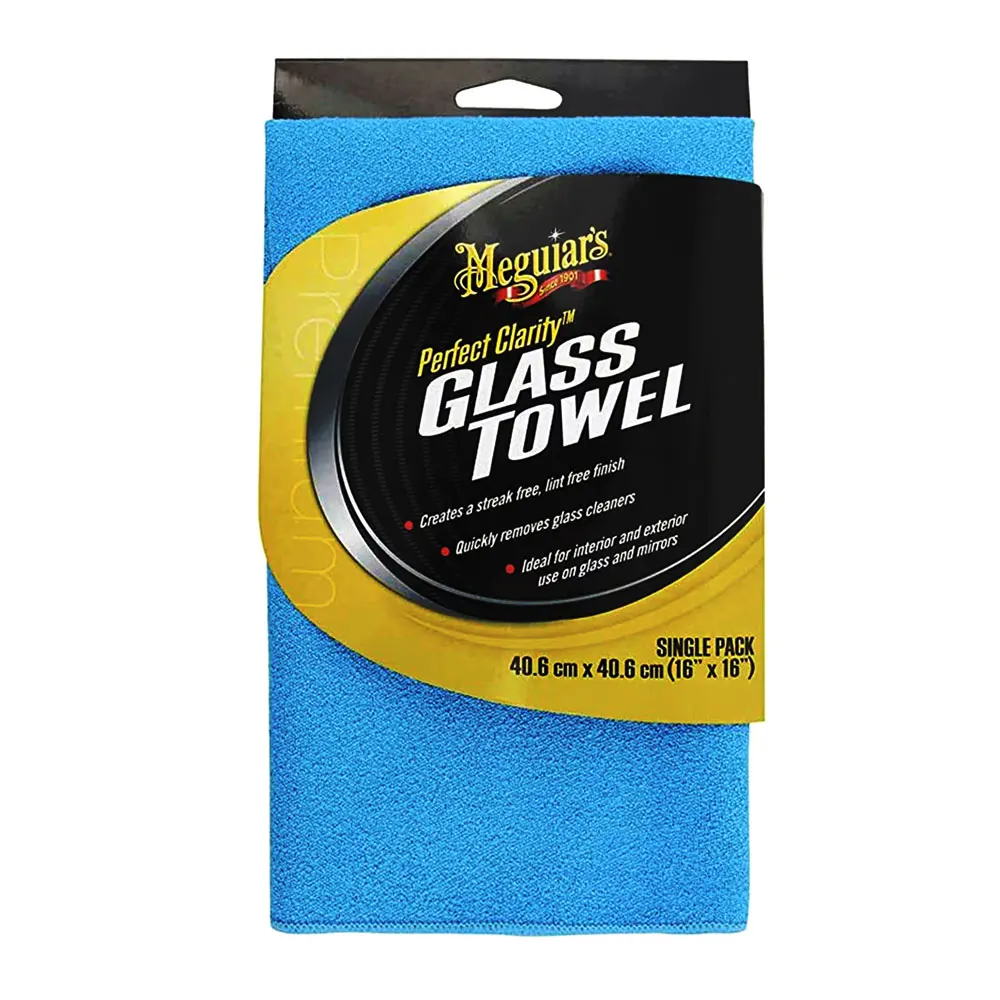 Meguiar's x190301eu Perfect Clarity Glass Towel, professional cloth for glasses