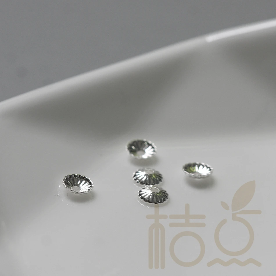 DIY Supply - Mosiężna nakładka na koralik - 4 mm (4123C) — zdjęcie 4