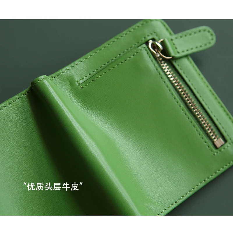 EMMA YAO  Original leather wallet female fashion designer wallet women