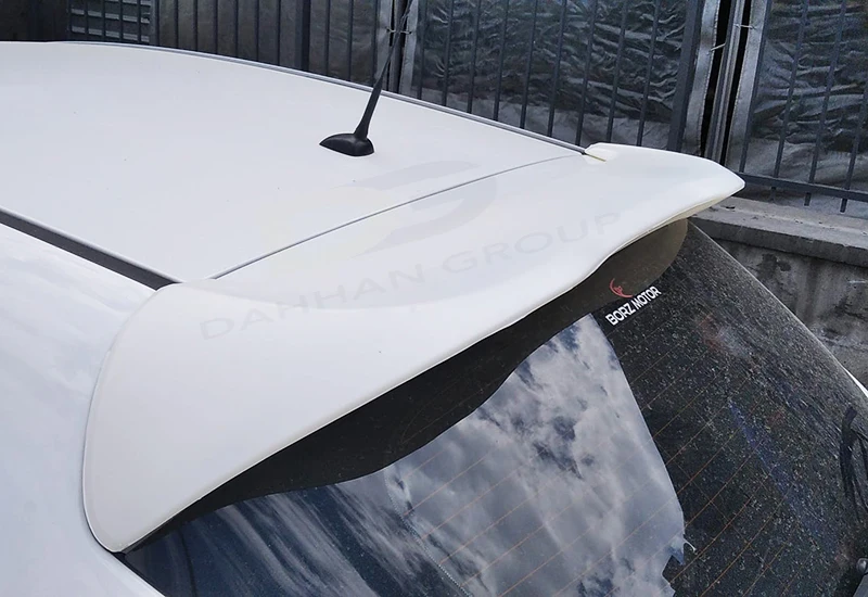 Opel astra j hb 2009 - 2015 traseiro telhado spoiler plástico abs de alta qualidade cru ou pintado astra kit asa traseira