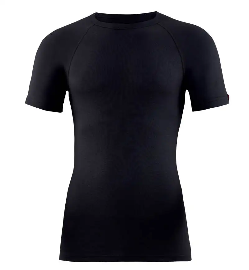 Men T Shirt O-Neck Short Sleeve Thermal Undershirt Armor Full Round Neck Casual Thermo Hot Deportiva