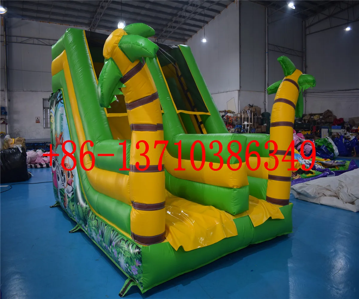 

Palm tree inflatable bounce house slide obstacle bouncer jumper bounce house inflatable jumping castle combination