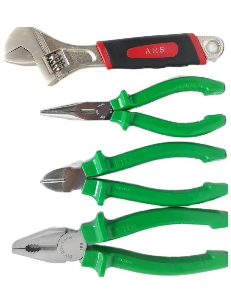 

İzeltaş Elta Hobby Hand Tools 4 Piece Pliers Side Chisel Wrench 180, 160, 161, 200 mm Shipping Fast From Turkey