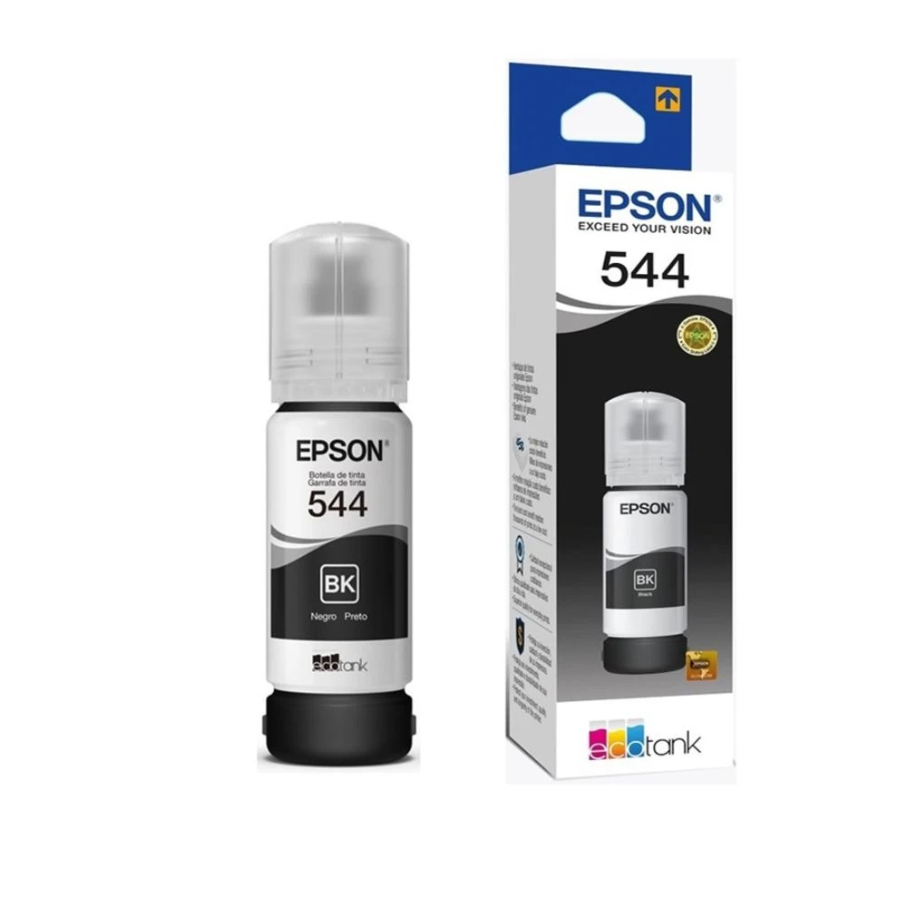 TINTA EPSON T544 BLACK ORIGINAL L3110 L L3150 L L5190