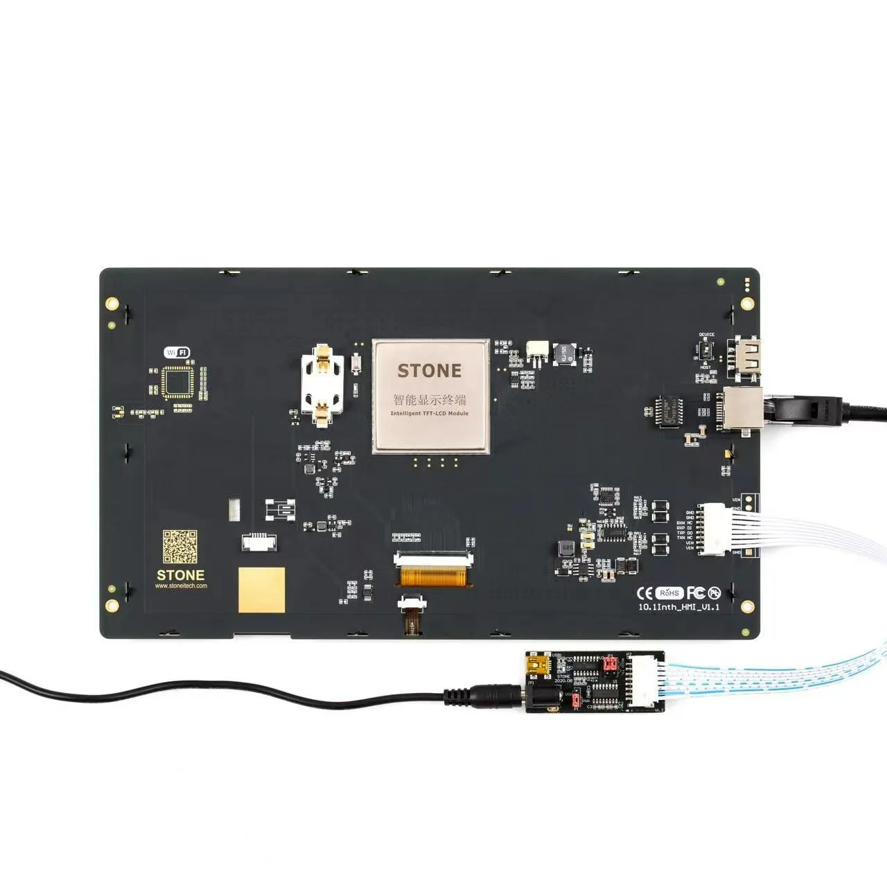 Panel Sentuh TFT 10.1 "Rancang Proyek Anda Pada Sistem Windows PC atau Layar LCD TFT PC MacOS & Panel Sentuh Tahan 4 Kawat 10.1