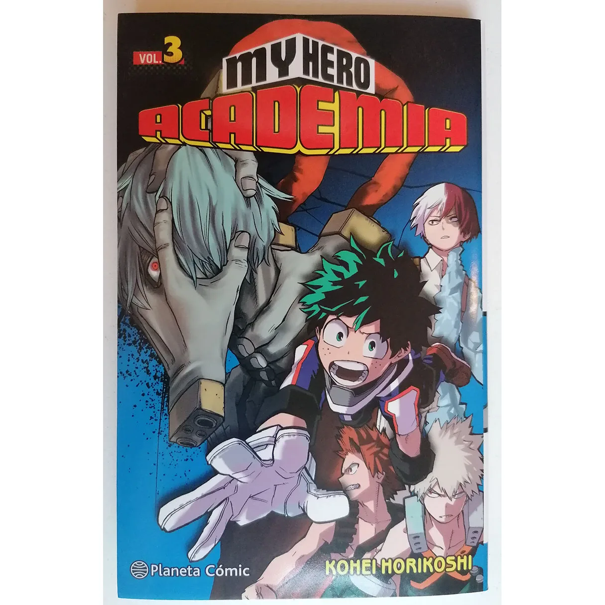 MANGA SHONEN, MY HERO Academy No. 3, year 2017, ED. Planet, author KOHEI HORIKOSHI, COMIC in Spanish, Special Edition