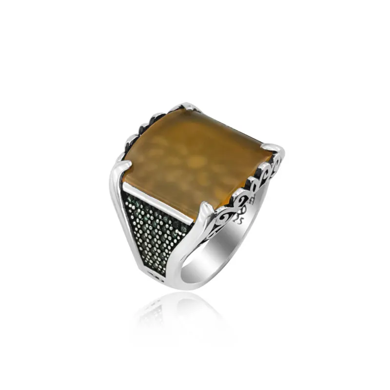 925 Silver Traditional Ottoman Ring for Men