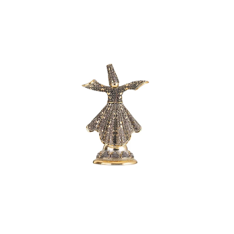 Sufi Whirling Gold and Silver Color Home Decor Miniature Ramadan Eid Gift New Home Polyester 12*20 - 18*26 cm