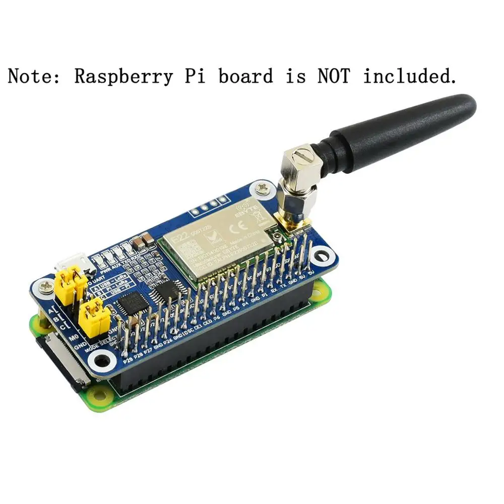 868MHz LoRa Wireless IoT Project for RPI Raspberry Pi Zero 2 W 3B 3 Model B 4 5 Expansion Board HAT Starter Kit