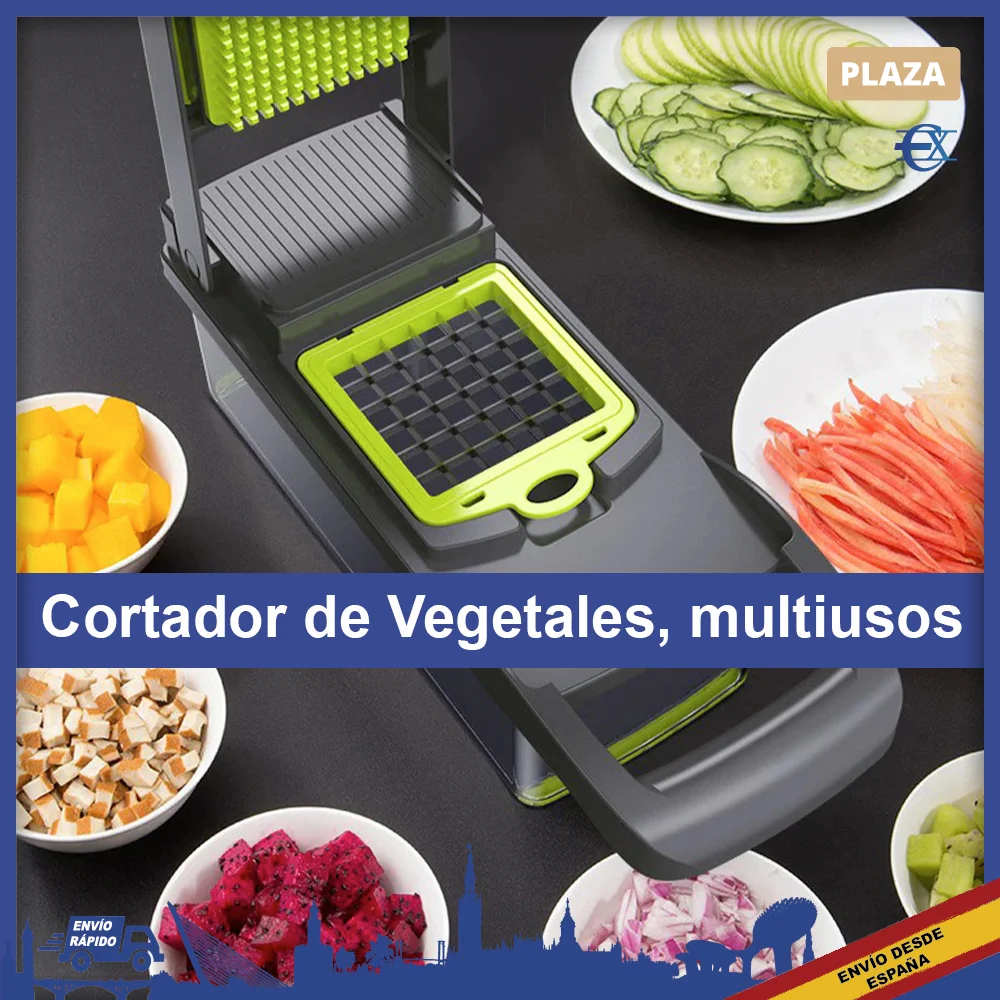 EUROXANTY®| Vegetable cutter | Vegetable cutter | Vegetable peeler | Multifunctional cutter | Vegetable grater