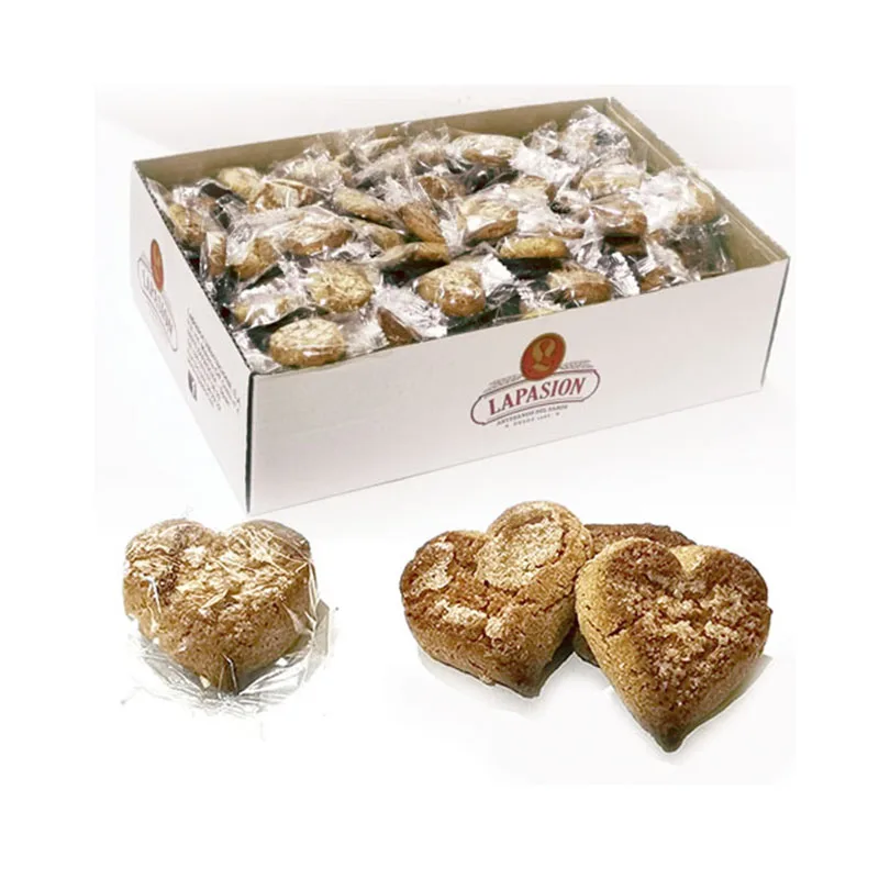 LAPASION | Galletas de canela | 2 Kg | Producto de repostería | Ideal para producto de cortesía. Galletas en forma de corazón.
