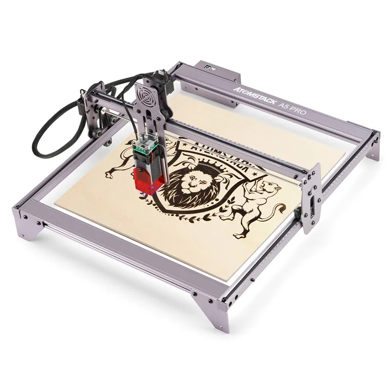 ATOMSTACK A5PRO 40W Laser Engraving Cutting Machine CNC Router Mini DIY  Engraver New Eye Protection Design 410*400mm Work Area