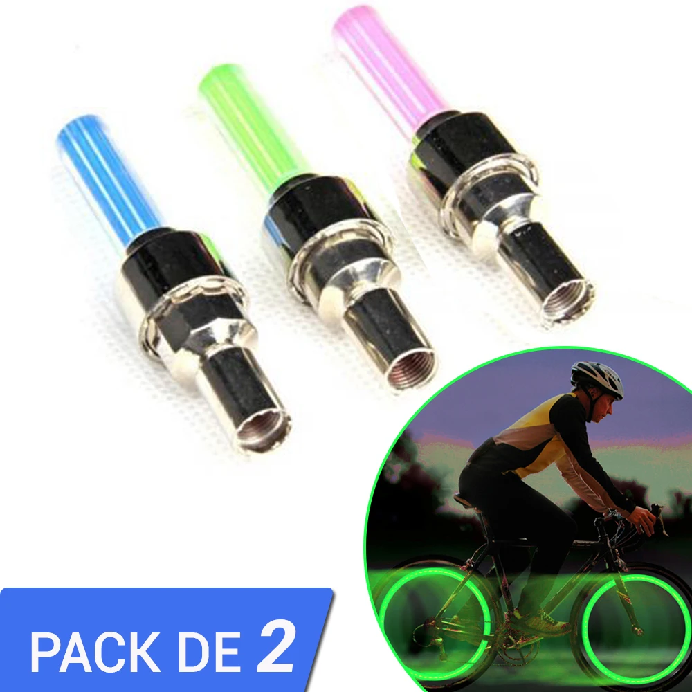 Bicycle Light LED colorful bicycle light kit lighting for signage wheels rim valve colorful cycling