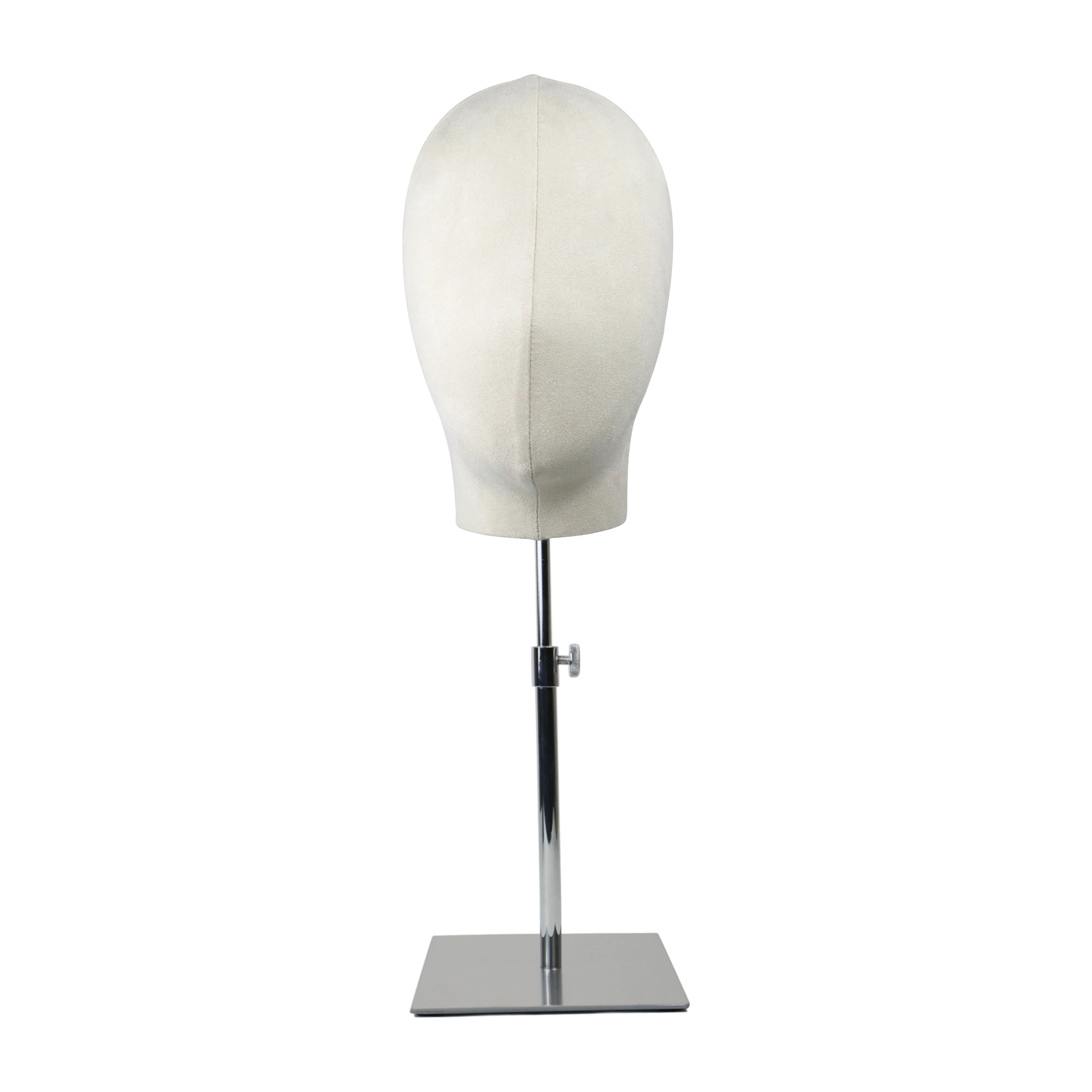 Clearance Sales Mannequin Head, Linen Suede Female Hat Block ,Metal Wig Holder, High-grade Rack Accessories for Hair Boutique