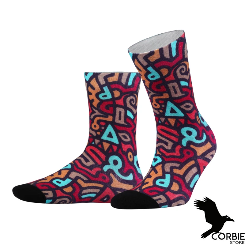 Colore bomba Graffiti Design Hipster e calzini Colorcool