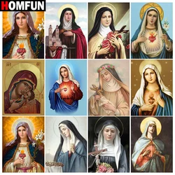 HOMFUN Diamond Painting Cross Stitch