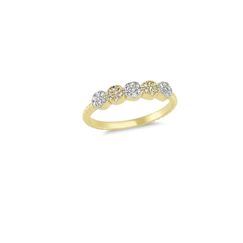 14K Solid Gold Elegant Ring for Women