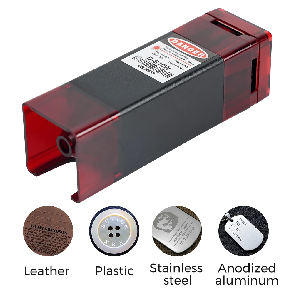 Twotrees 80W Laser Head Laser Module For Engraving Machine Laser Cutter Wood Acrylic Cutting Metal Engraving Laser Module 450±nm