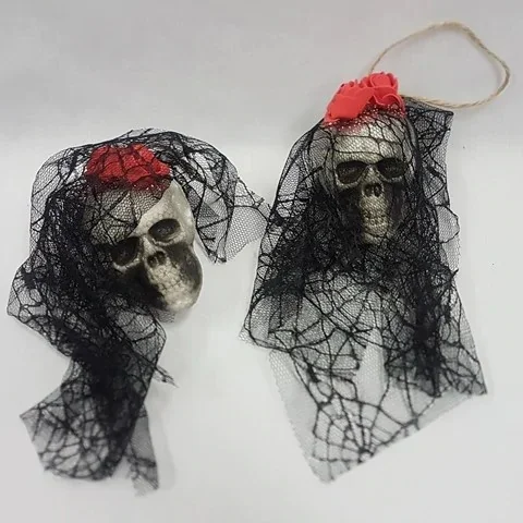 Halloween Decorative Dry Head Veil 431617365