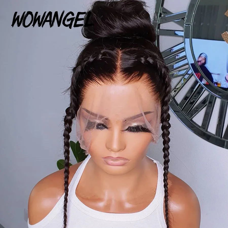 13x6 HD Full Lace Frontal Perücken 250% Unsichtbare HD Lace Front Echthaarperücken Gerade Hautschmelzende Vorgezupfte Brasilianische Haarperücke – Detail 11