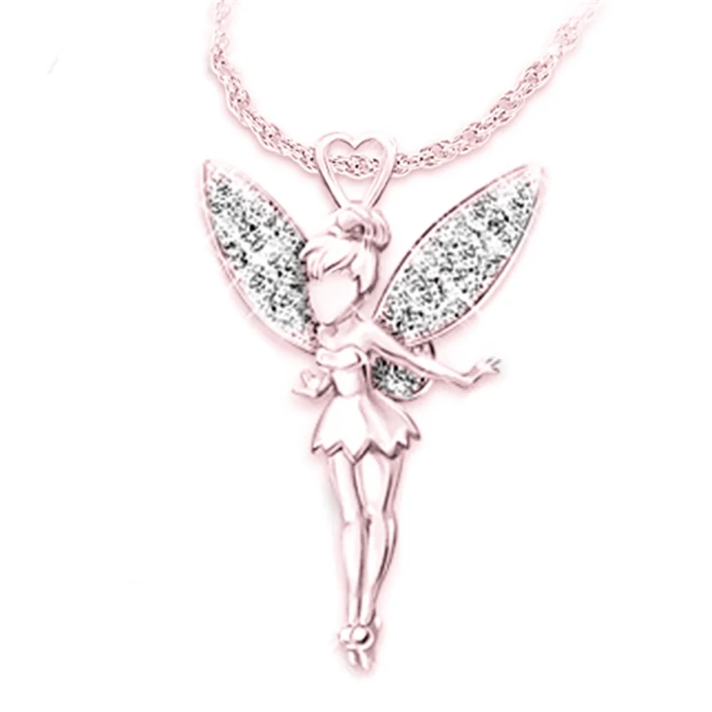 رائعة زهرة الجنية كريستال قلادة قلادة قلادة النساء الموضة فتاة قلادة مجوهرات حفلة رومانسية هدايا عيد الحب