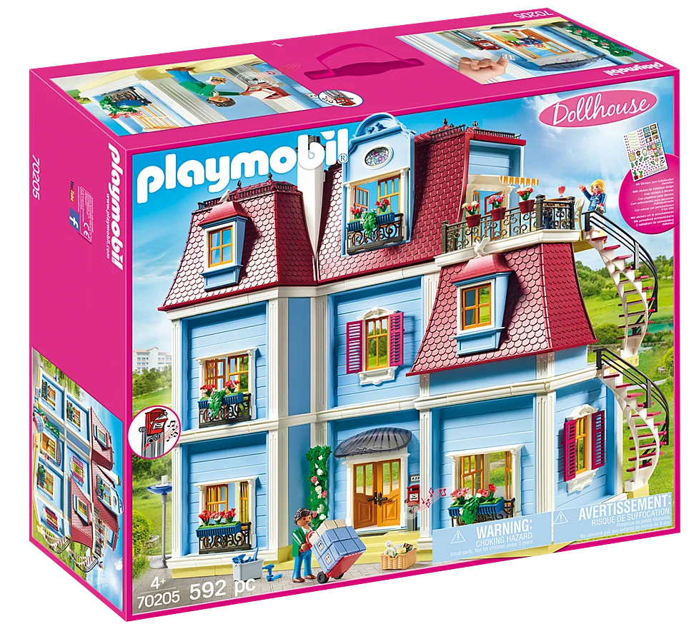 PLAYMOBIL dollhouse, 70205 reference, original, toys, boys, girls, gifts, collector, figures, dolls, shop, with box, new, man, woman, official license, clicks, famobil