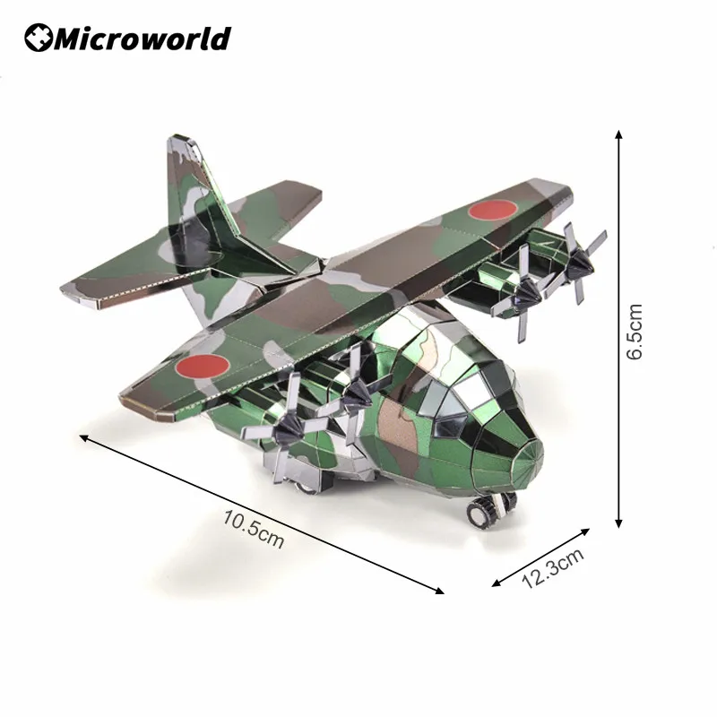 Microworld 3D Metal Puzzle Tactical Conveyor Model Kits DIY Laser Cutting Assemble Jigsaw Styling Games Gifts For Teen Adult