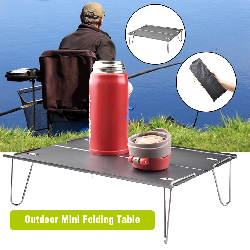 Outdoor Camping Folding Table Hiking Fishing Furniture Ultra-light Portable Mini Desk