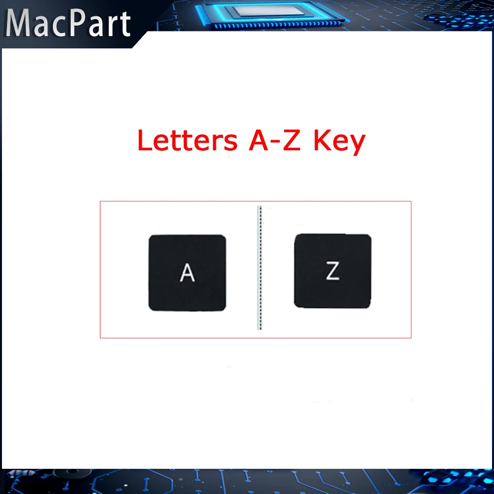 

Original A1706 Keycap for MacBook Pro 15“ A1707 A1708 Key Letters A-Z 2016 2017 US Layout Replacement A1706 Key