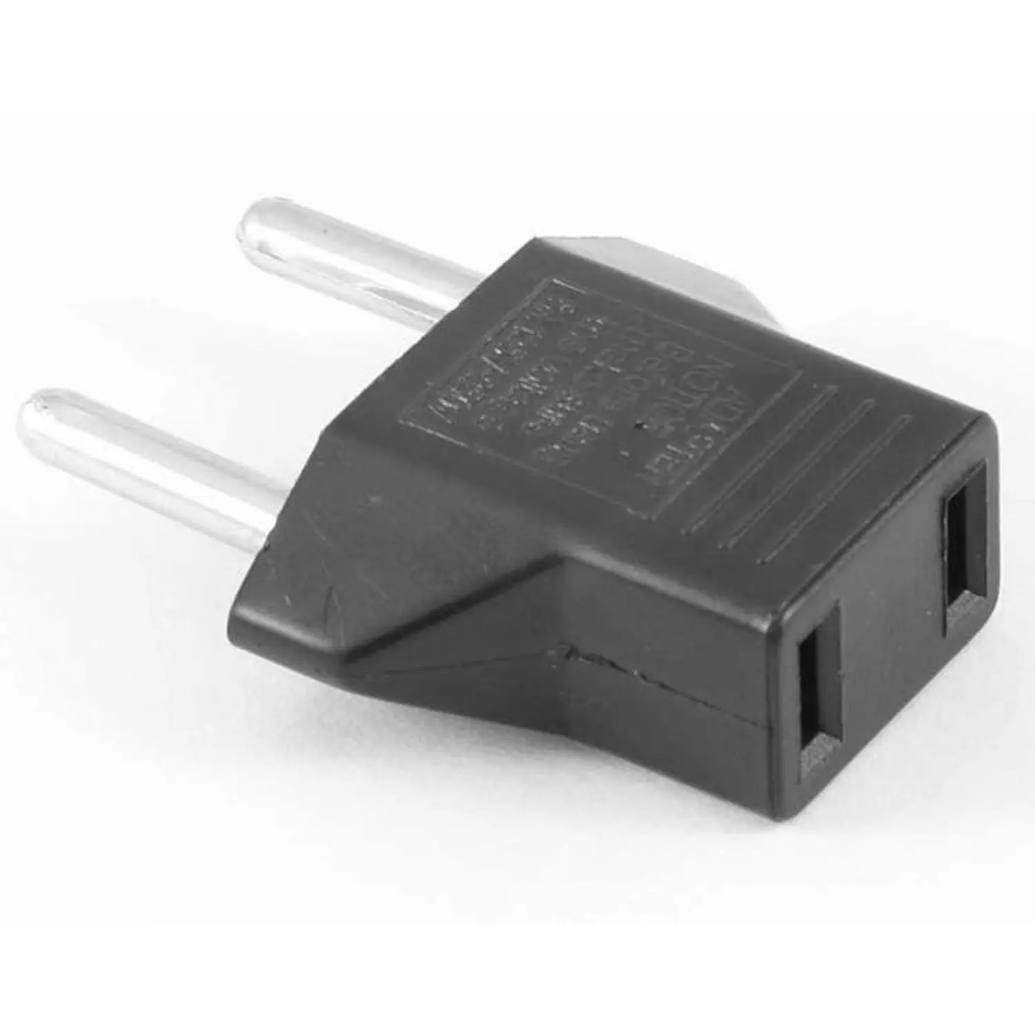 2-pins plat naar Europese stekkerconverter