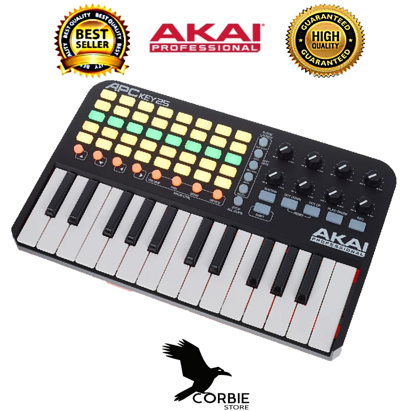 

Akai Professional APCKEY25 Music Production Keyboard Controller Dj Equipment