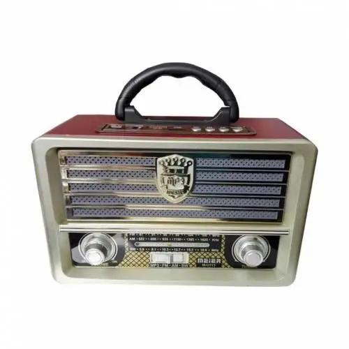 Meier M 113BT Rechargeable Nostalgic Radio USB SD MP3 Bluetooth