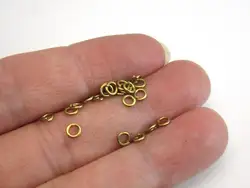 1000pcs Brass Jump Rings, Open Jump Rings, 3.5x0.6mm, 3.5x0.7mm, 3x0.6mm, 3x0.7mm, Link Chain Connector, Jewelry Supplies R290