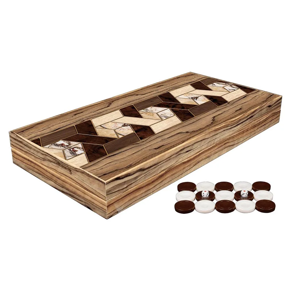 Premium Backgammon Board Game Luxury Large Size Entertainment Set