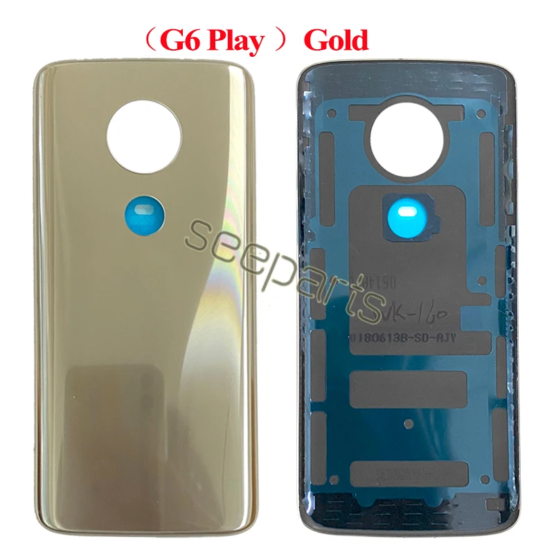 For Motorola Moto G6 Battery Door Back Cover Housing For Moto G6 Play Back Cover Housing G6 Plus Battery Cover