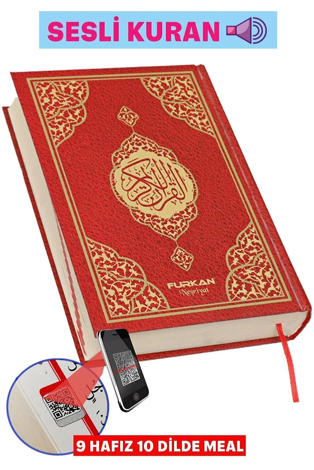 Audio Quran Book Islamic Muslim Koran 10 Languages QR Code Eid Gifts Wedding Hajj Ramadan Mubarak Favors Kuran-ı Kerim Coran