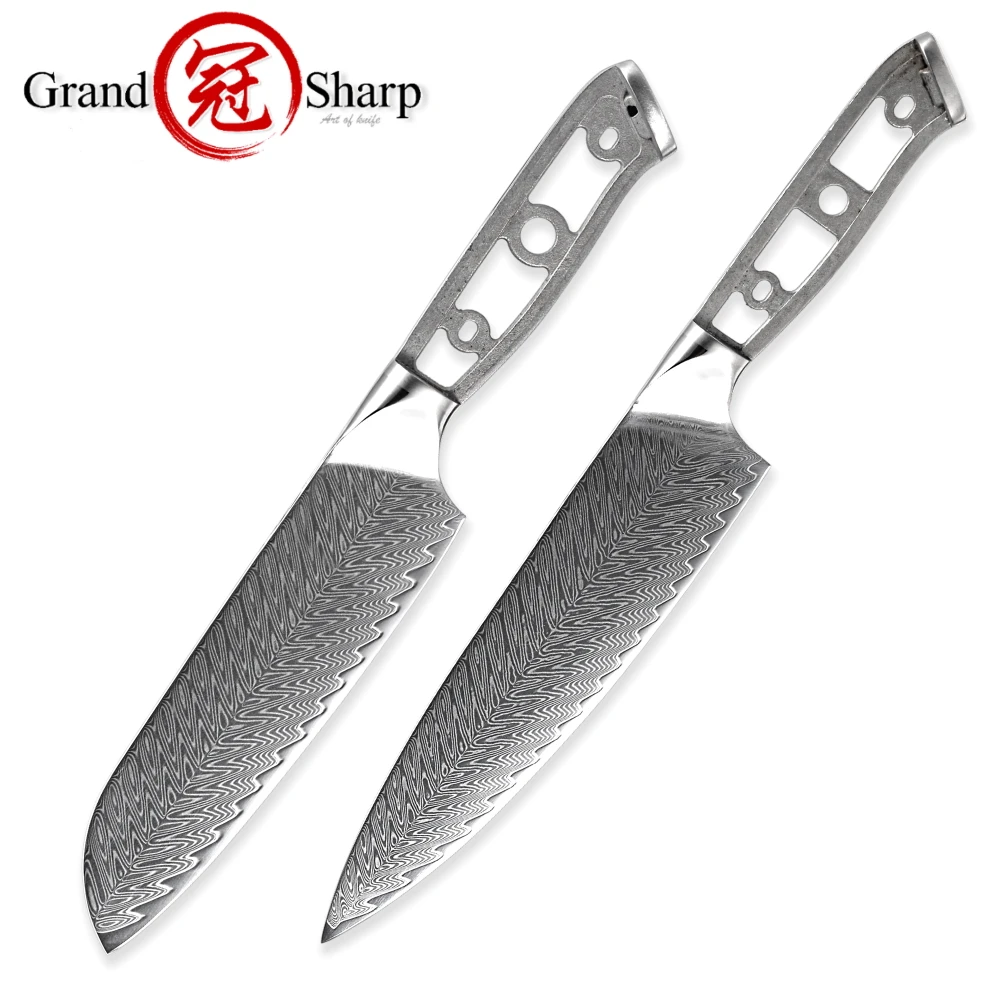 DIY Handmade 67 Layers Damascus Steel Forged Kitchen Knife Blank Japanese Damascus Chef Knife Material Sharp Blade Dropshipping