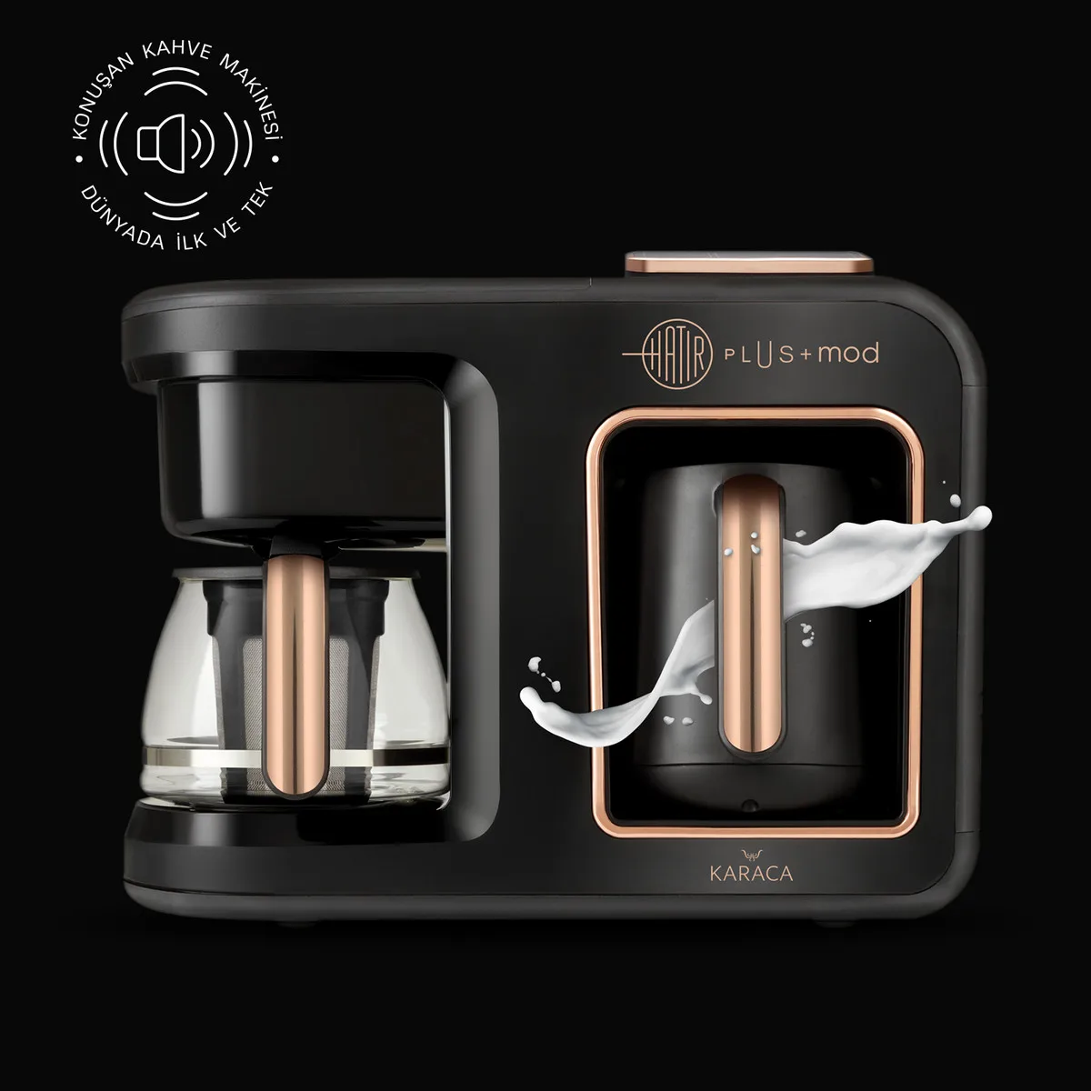 Durable 5in1 Tea Milk Heating Cappuccino Latte Filter & Turkish Coffee  Machine