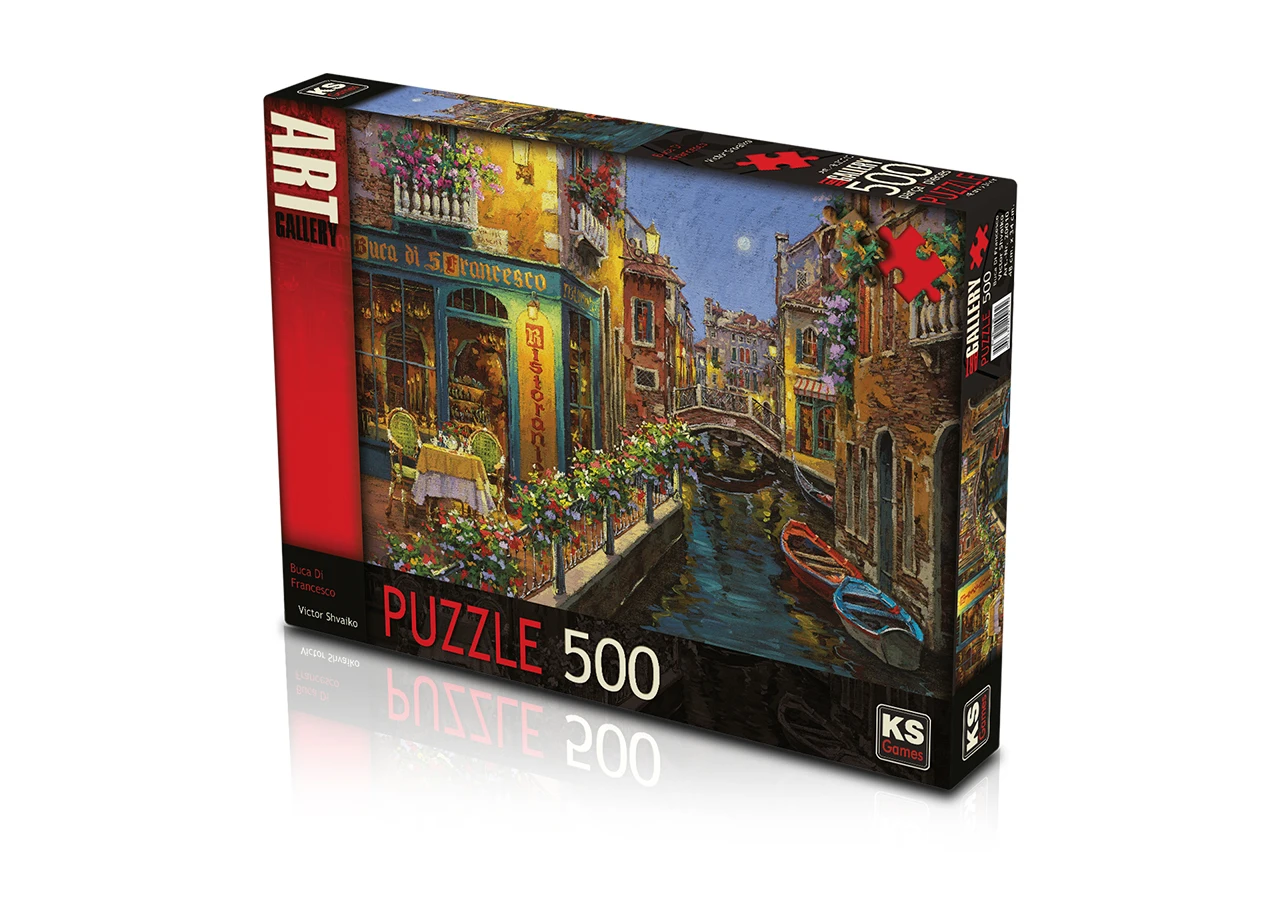 KS Puzzle 500 Parça 13 Farklı Manzara Ve Resim İstanbul/İtalya Aile Oyunları Eğlence Yapboz Eğitici Oyuncaklar Yetişkin Puzzle