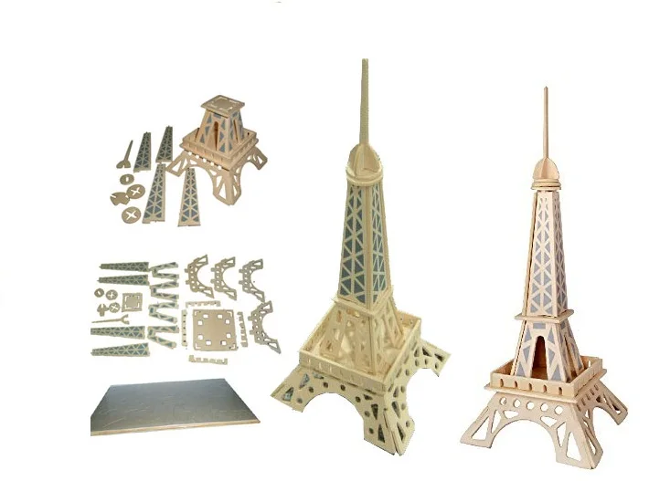 3D Wooden Puzzle-Eiffel Tower