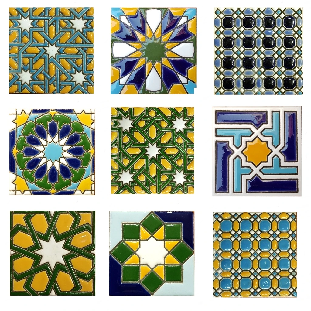 أفضل بلاط سيراميك أندلسي بمقاس 7.5 سم لتصميم داخلي مغربي أصيل